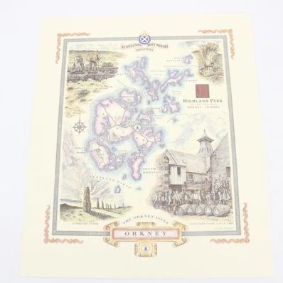 Highland Park Orkney Isles Map