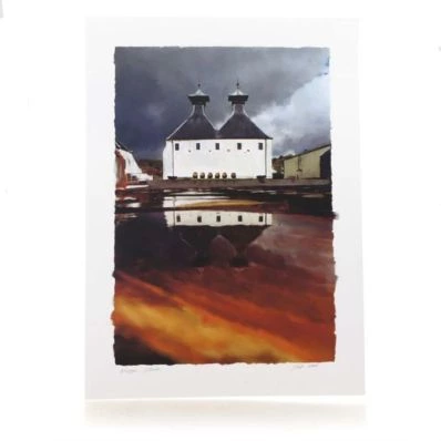 Ardbeg Distillery Pagodas Print Hand Signed by Ian Gray