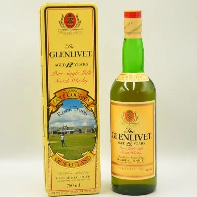 Glenlivet 12 Year Old Single Malt Whisky Classic Golf Courses Royal Troon