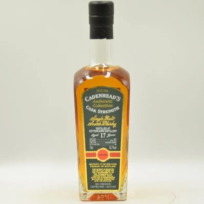Fettercairn 17 Year Old Highland Whisky Cadenheadâ€™s 2006