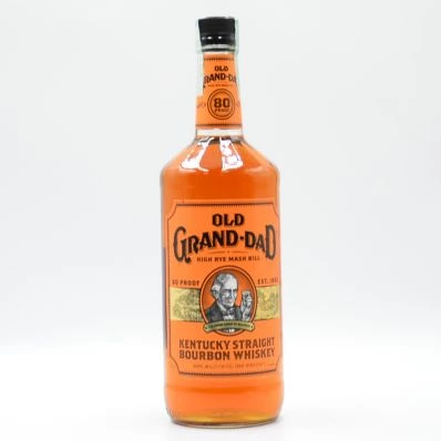 Old Grand-Dad High Rye Mash Bill Bourbon 80 Proof 100cl