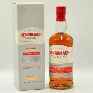 Benromach 8 Year Old Contrasts Peat Smoke 2014 Sherry Cask