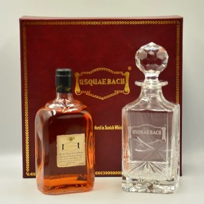 Usquaebach Scotch Whisky With Decanter