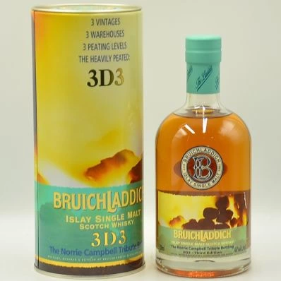 Bruichladdich Islay Malt Whisky 3D3 Norrie Campbell Tribute
