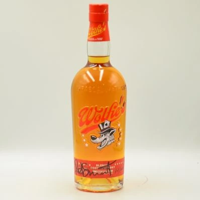 Wolfie's Blended Scotch Whisky First Release - Rod Stewart Signed