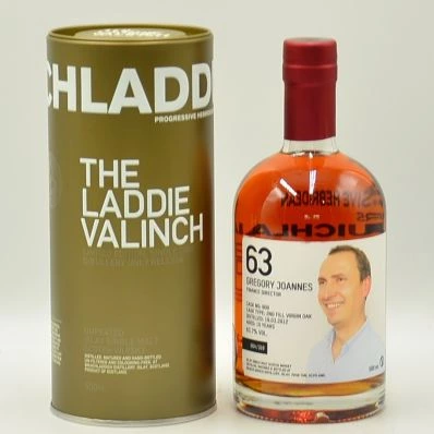 Bruichladdich Valinch Whisky 63 - 10 Year Old Gregory Joannes 50cl