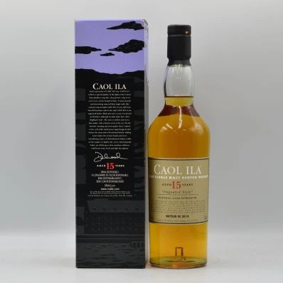 Caol Ila 15 Year Old Islay Whisky 2014 Unpeated Malt