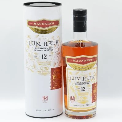 MacNair's 12 Year Old Lum Reek Peated Blended Scotch Whisky 
