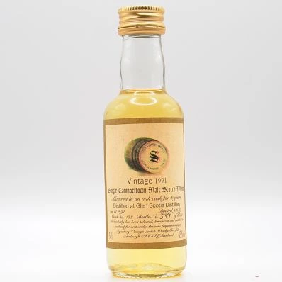 Signatory Vintage Glen Scotia 1991 5cl Miniature
