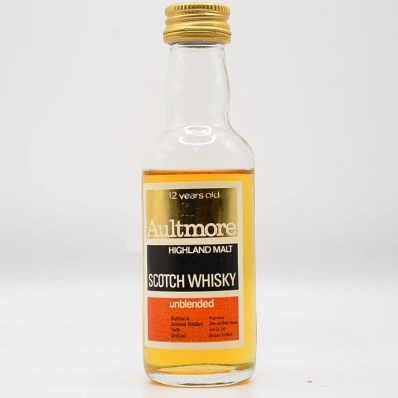 Aultmore 12 Year Old 1970s 5cl Miniature