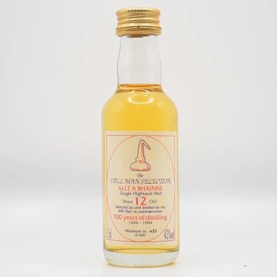 Allt A Bhainne 12 Year Old Still Man Collection 5cl Miniature