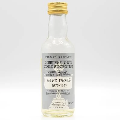 Campbeltown Commemoration Glen Nevis 12 1980s 5cl