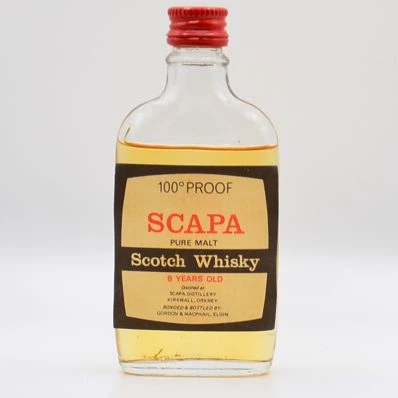 Scapa 8 Year Old Gordon & MacPhail 100 Proof Pure Malt 1980s 5cl