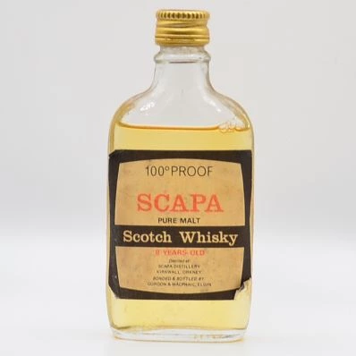 Scapa 8 Year Old Gordon & MacPhail 100 Proof 1980s 5cl
