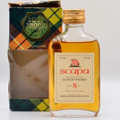 Scapa 8 Year Old Gordon & MacPhail Cask Strength 1980s 5cl