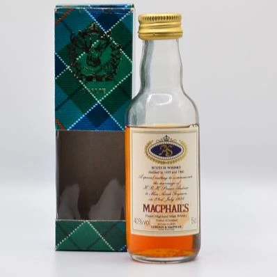 1986 Royal Wedding Macphail's 26 1959 5cl