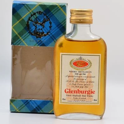 1981 Royal Wedding Glenburgie 20 1961 5cl