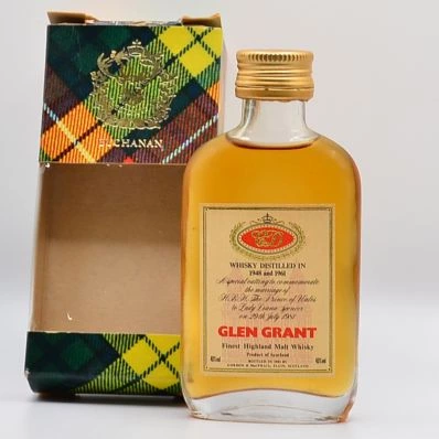 1981 Royal Wedding Glen Grant  20 1961 5cl