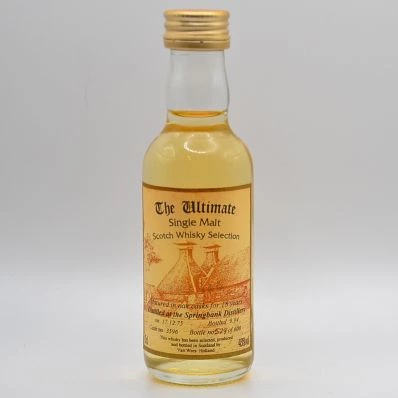 Springbank 18 Year Old Van Wees The Ultimate 1975 5cl