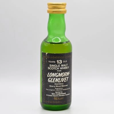 Longmorn 13 Year Old Cadenheads 1980s 5cl