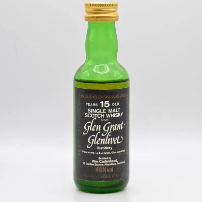 Glen Grant 15 Year Old Cadenhead 1980s 5cl
