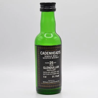 Glendullan  25 Year Old Cadenhead Cask Strength 1980s 5cl