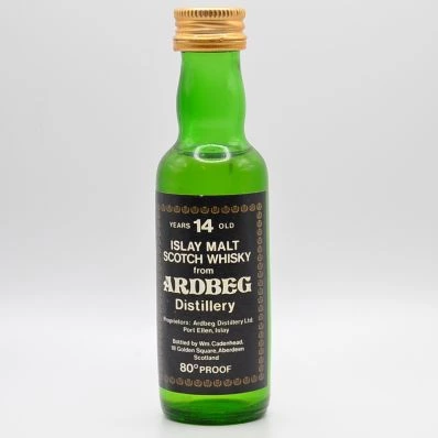 Ardbeg 14 Year Old Cadenhead 80 Proof 1980s 5cl
