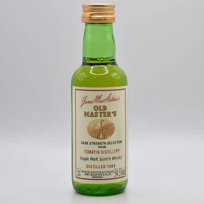 Tomatin James Macarthur's Old Masters Cask Strength 1989 5cl