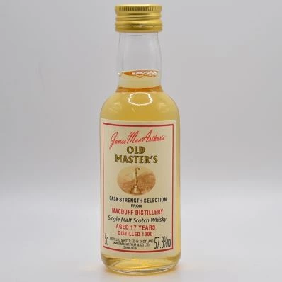 Macduff 17 Year Old James Macarthur's Old Masters Cask Strength 1990 5cl
