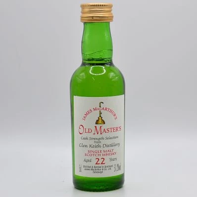 glen keith 22 Year Old James Macarthur's Old Masters Cask Strength 1980s 5cl