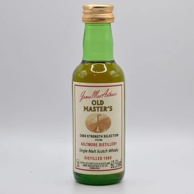 Aultmore James Macarthur's Old Masters Cask Strength 1989 5cl