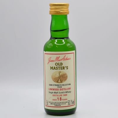 Linkwood 18 Year Old James Macarthur's Old Masters Cask Strength 1989 5cl