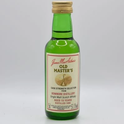 Bowmore 15 Year Old James Macarthur's Old Masters Cask Strength 1990 5cl