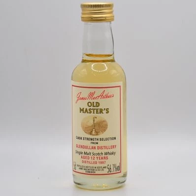 Glendullan 12 Year Old James Macarthur's Old Masters Cask Strength 1997 5cl