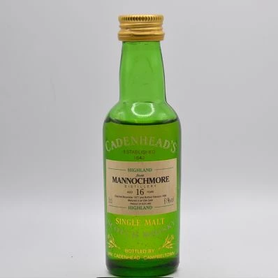 Mannochmore 16 Year Old Cadenhead Cask Strength 1977 5cl