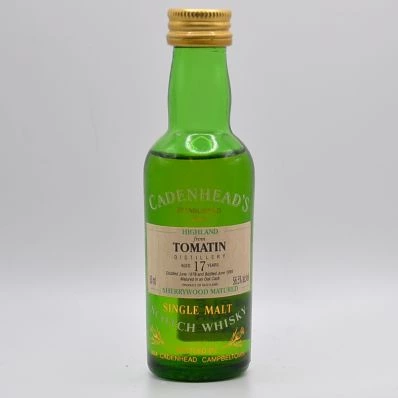 Tomatin 17 Year Old Cadenhead Cask Strength 1978 5cl