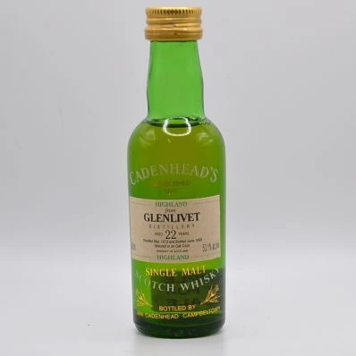 Glenlivet 22 Year Old Cadenhead Cask Strength 1973 5cl