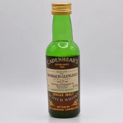 Benriach 17 Year Old Cadenhead Glenlivet 1978 5cl
