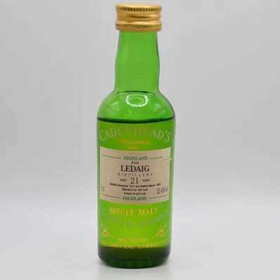 Ledaig 21 Year Old Cadenhead Cask Strength 1973 5cl