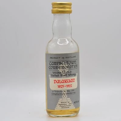 Dalaruan  12 Year Old Campbeltown Commemoration 1980s 5cl