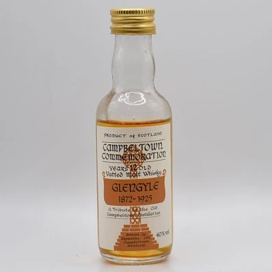 Glengyle 12 Year Old Campbeltown Commemoration 1980s 5cl