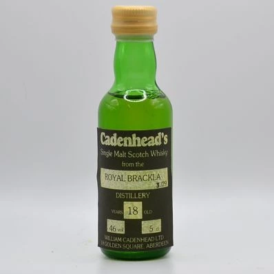 Royal Brackla 18 Year Old Cadenhead Chess Set 3/29 1970s 5cl