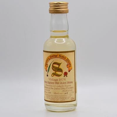 Dallas Dhu 20 Year Old Signatory Vintage 1974 5cl