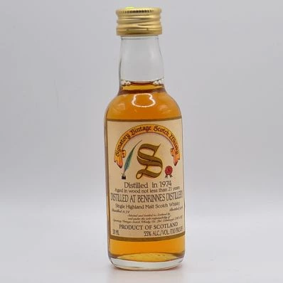 Benrinnes 21 Year Old Signatory Vintage Cask Strength 1974 5cl