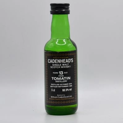 Tomatin 13 Year Old Cadenhead Cask Strength 1976 5cl