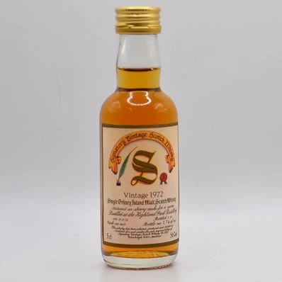 Highland Park 19 Year Old Signatory Vintage Cask Strength 1972 5cl