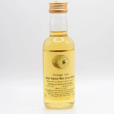 Aultmore 12 Year Old Signatory Vintage 1989 5cl