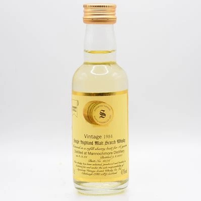 Mannochmore 17 Year Old Signatory Vintage 1984 5cl