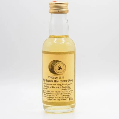 Benriach 12 Year Old Signatory Vintage 1986 5cl