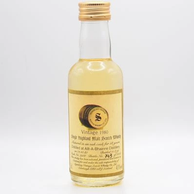 Allt A Bhainne 19 Year Old Signatory Vintage 1980 5cl